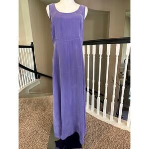 Rabbit Rabbit Rabbit Vintage Y2K Slip Shirt Minimalist Maxi Dress Purple Size 12